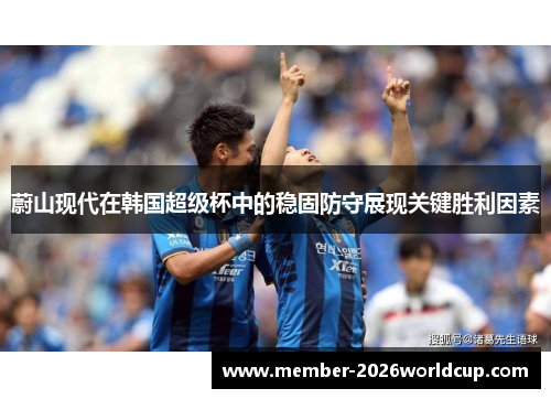 蔚山现代在韩国超级杯中的稳固防守展现关键胜利因素 蔚山现代在韩国超级杯中的稳固防守展现关键胜利因素